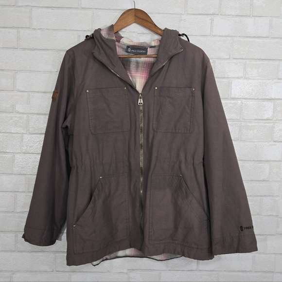 Free Country Jackets & Blazers - Free Country brown utility jacket